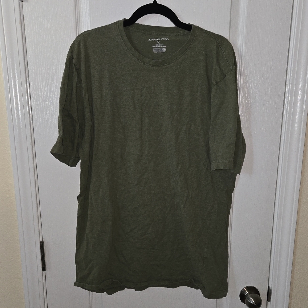 John Ashford Olive Crew Neck Short Sleeve Tee
